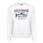 Luca Brasi Fish Market The God Father Graphic Tee Shirt