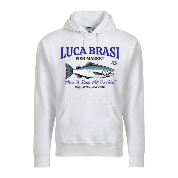 Luca Brasi Fish Market The God Father Graphic Tee Shirt